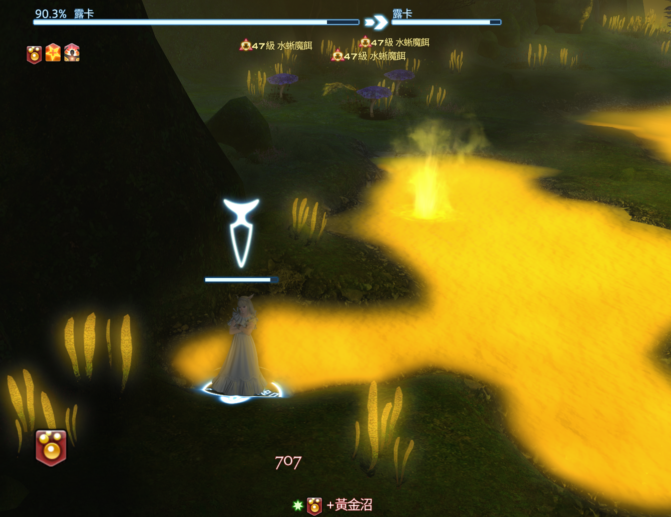 自己弱化狀態展示